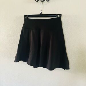 Uniqlo Black Circle Skirt with Wide Waistband